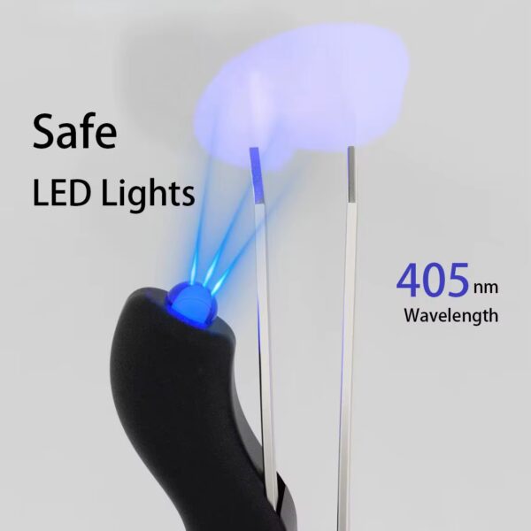 Eyelash extensions UV Light lash curing light on Tweezers UV LED - Image 4