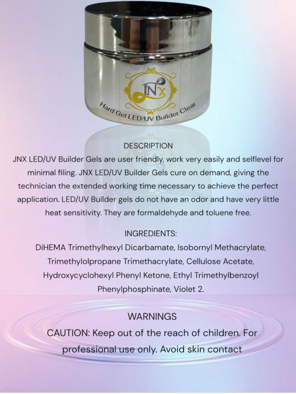 Hard Gel LED/UV Builder Clear - Image 3