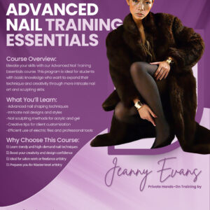 Nail Training Essentials Advanced Course $1595 (2 days)