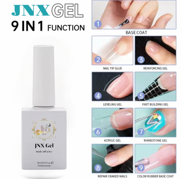 JNX Gel Soak-off 9 in 1 - Image 2